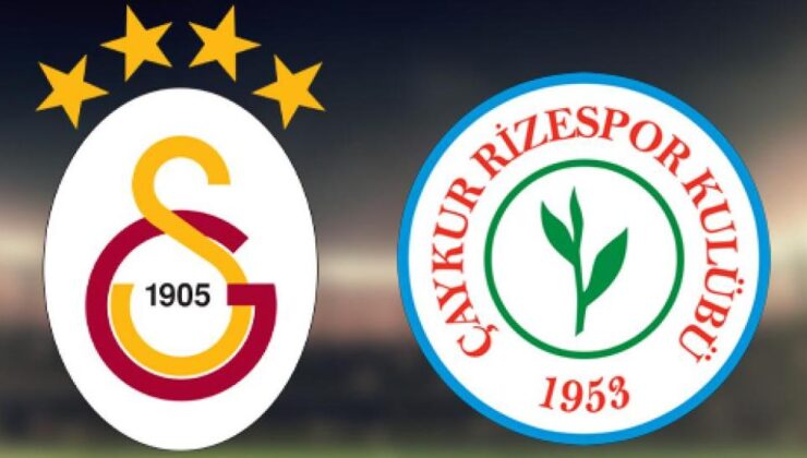 Galatasaray – Çaykur Rizespor maçı bugün mü, ne zaman? GS- Rize maçı saat kaçta?